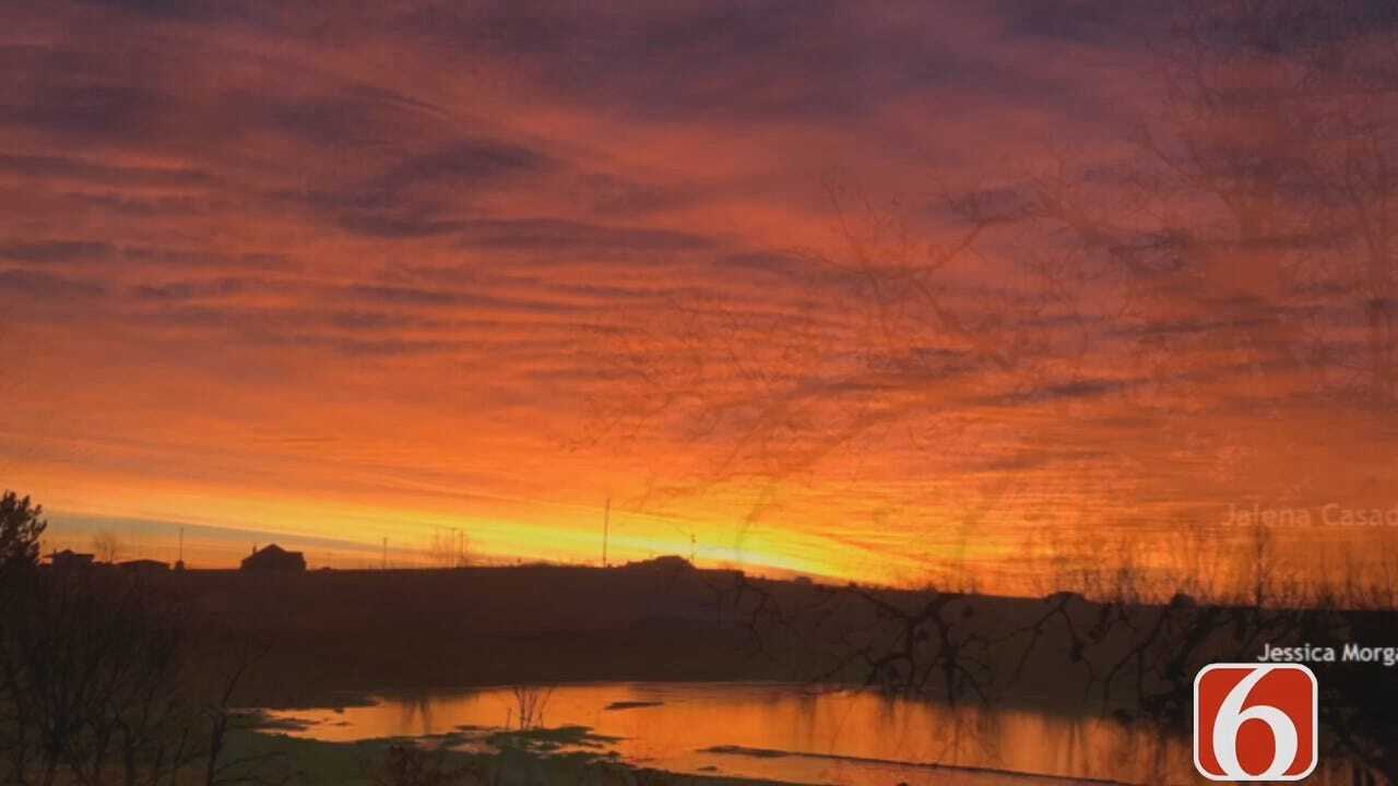 Spectacular Oklahoma Sunrise Captured By News On 6 Viewers