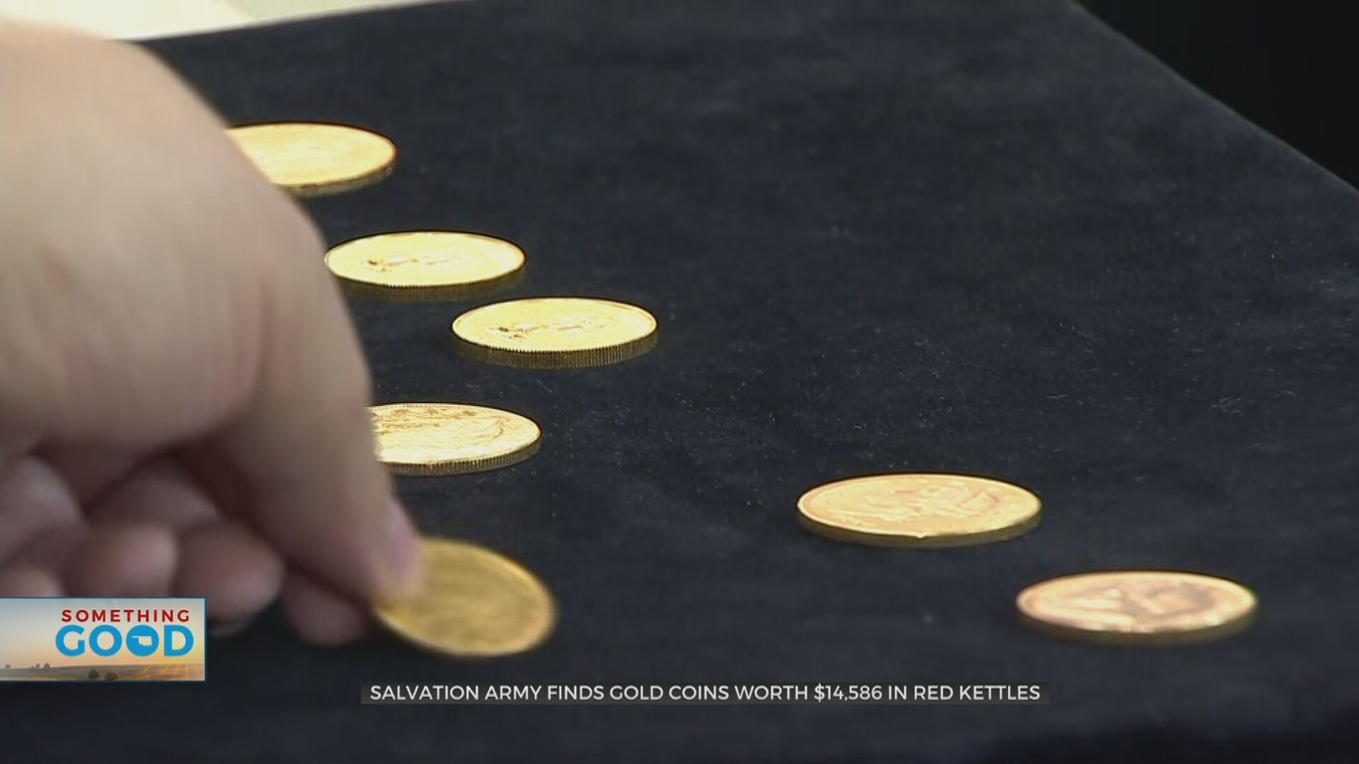 Tulsa Salvation Army Finds Gold Coins Worth Over $14,000 In Red Kettles 
