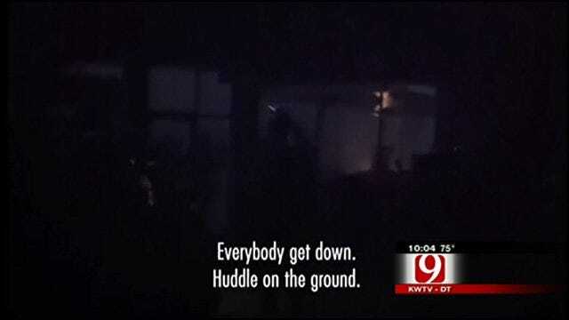 People Take Cover In Joplin Convenience Store During Tornado