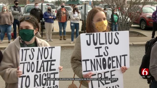 Supporters March For Julius Jones, Oklahoma Man On Death Row 