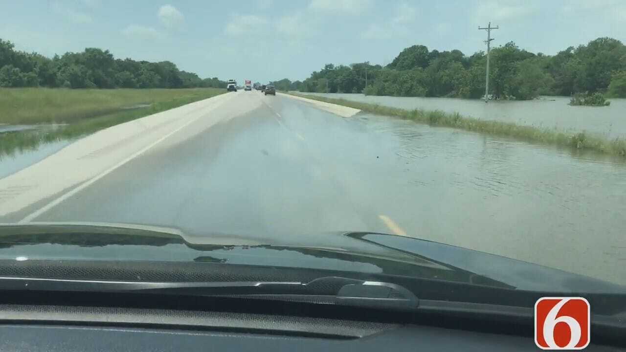 GULP: Water Over Highway 169 South Of Nowata