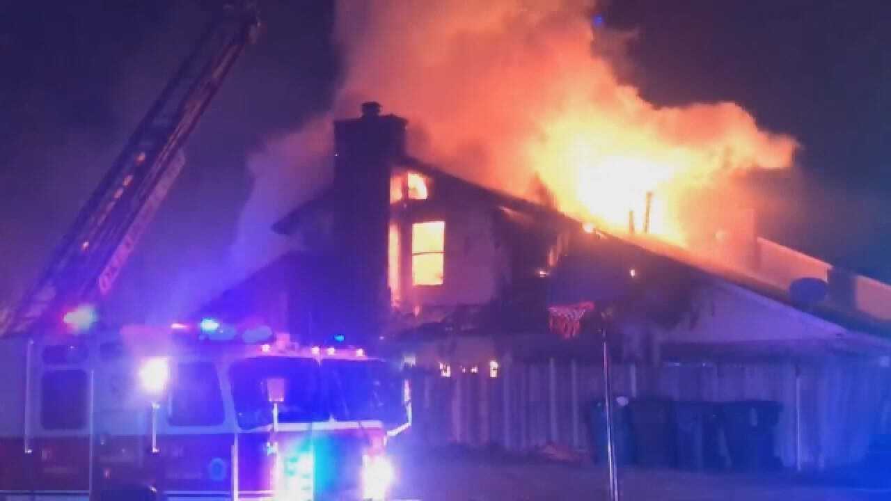 WATCH: Firefighters Battle NW OKC House Fire