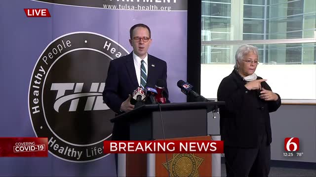 WATCH: Tulsa Mayor, Area Leaders Give Update On COVID-19, Phase 3 Of Reopening