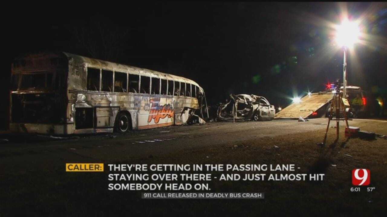 911 Call Made About Reckless Driver Before Fatal SUV, Konawa Bus Crash