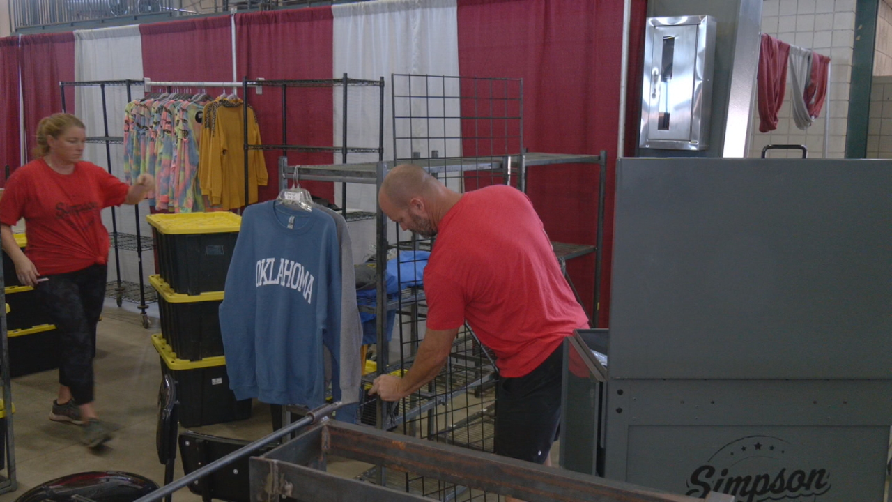 Vendors Setting Up Booths As Tulsa State Fair Inches Closer