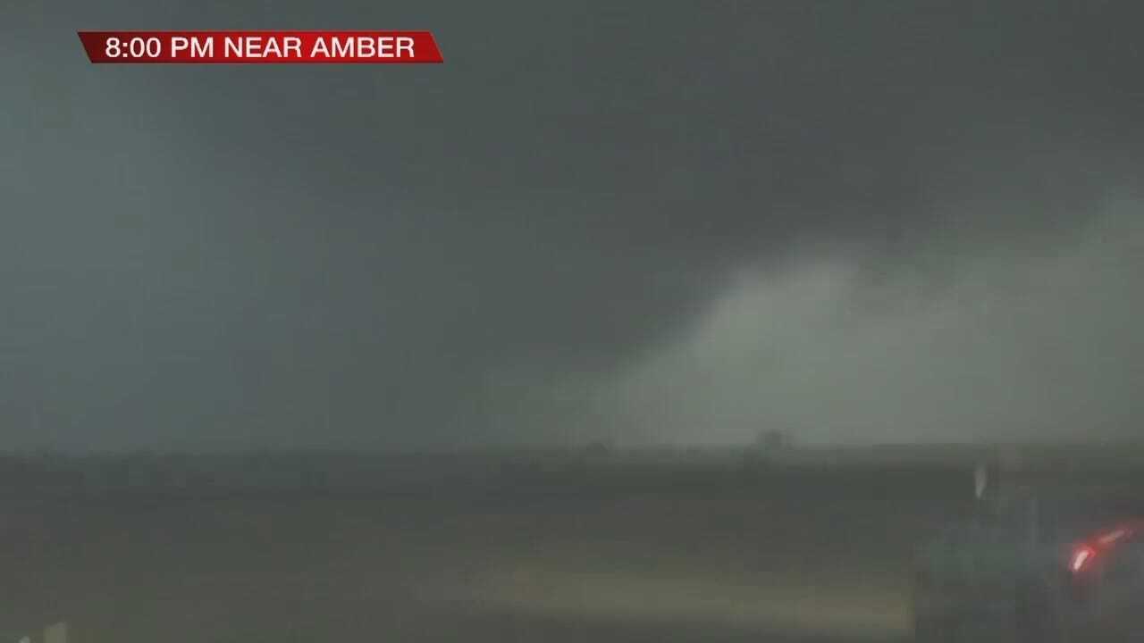 WEB EXTRA: Storm Tracker Video Of Amber, Oklahoma Tornado