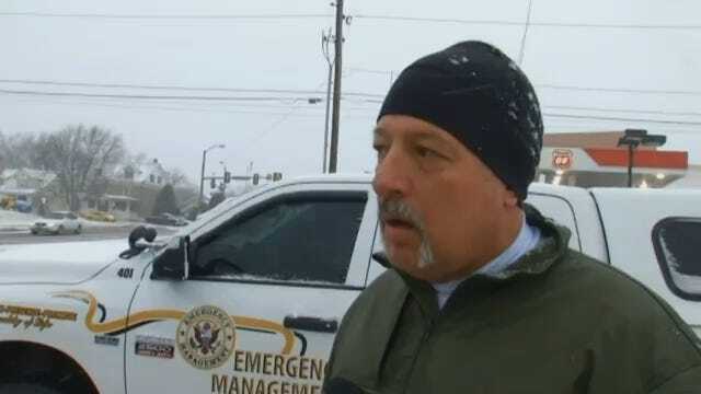 WEB EXTRA: Washington County Emergency Management Director Kary Cox Talks About Bartlesville Snow