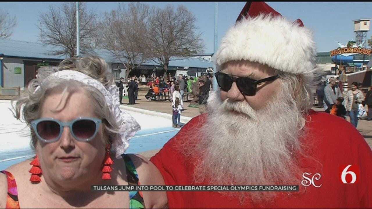 Tulsans Take Frigid Plunge For Special Olympics
