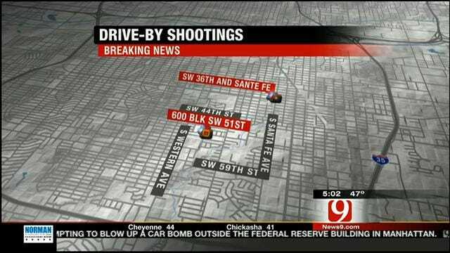 Police Seek Vehicle Possibly Related To Multiple Drive-By Shootings In OKC
