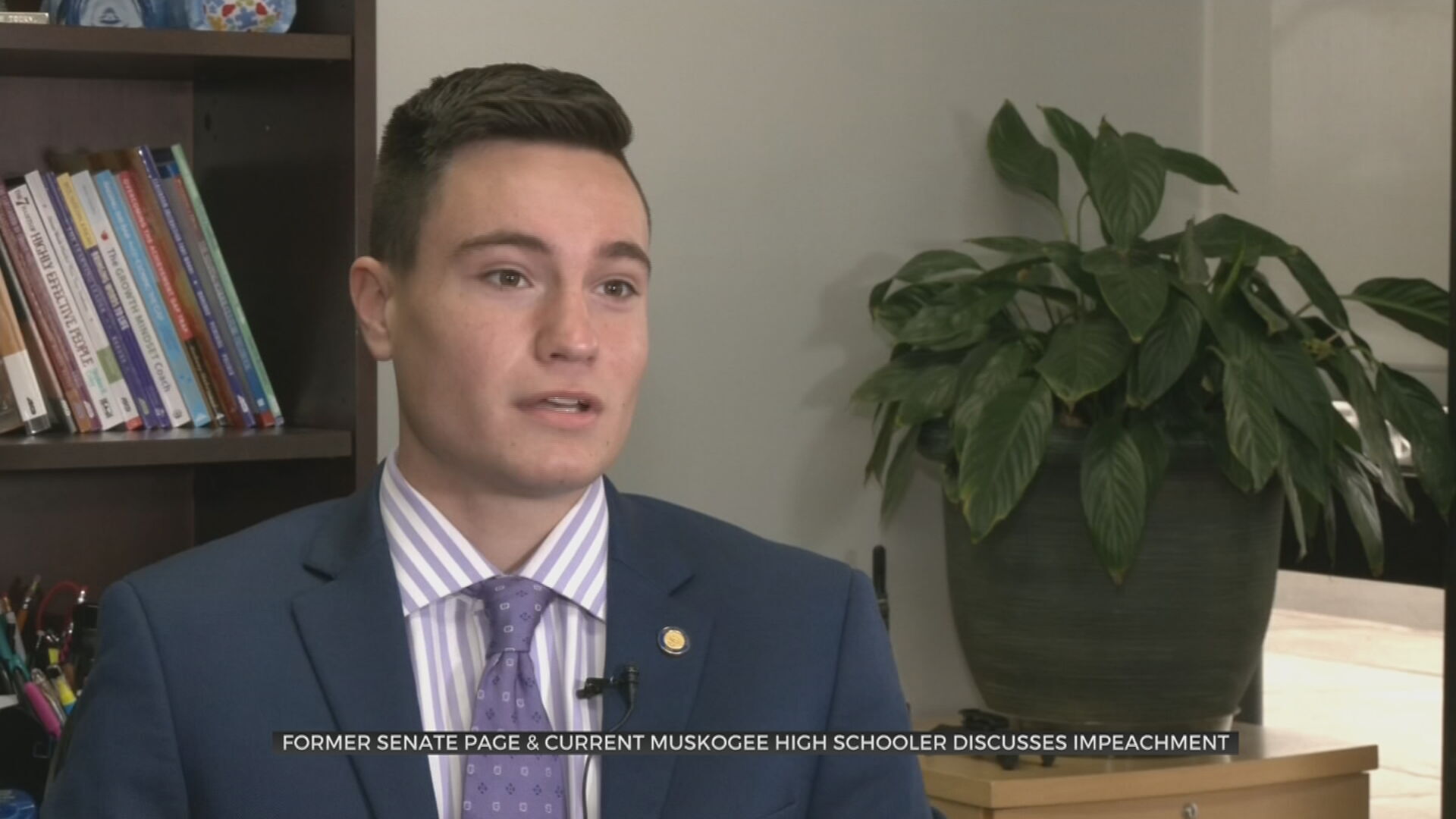 Muskogee High School Student, Former Senate Page Discusses Impeachment Experience
