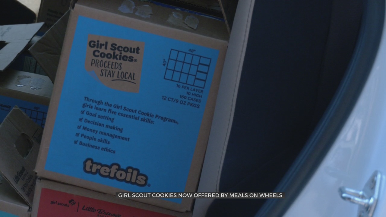 OG&E Buys 2,000 Boxes Of Girl Scout Cookies To Donate To Meals On Wheels 