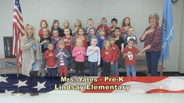 Mrs. Yates’ Pre-K Class At Lindsay Elementary