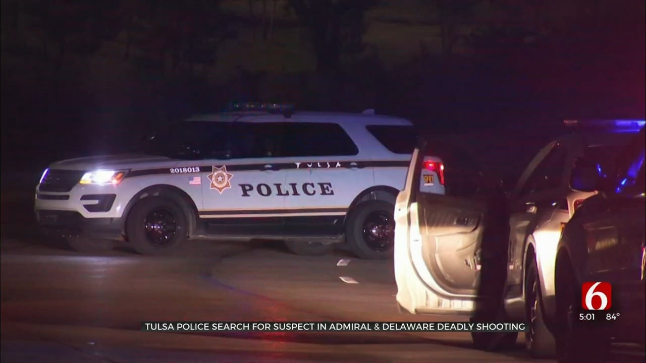 Tulsa Police Search For Suspect After Man Found Shot To Death In Car