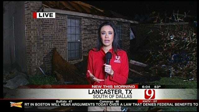 Neighborhood Devastated By Dallas-Area Tornado