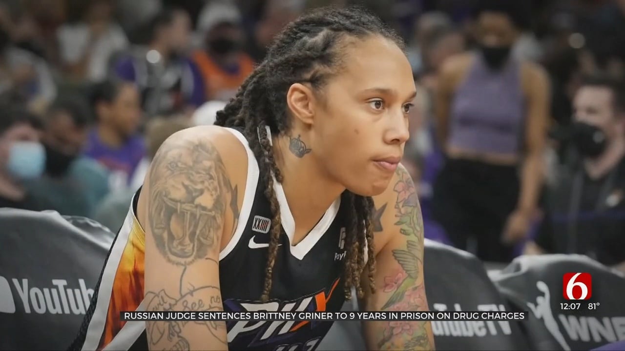 WNBA Star Brittney Griner Sentenced To 9 Years In Russian Prison