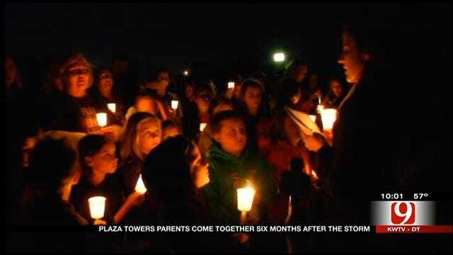Vigil Held At The Site Of Plaza Towers Elementary