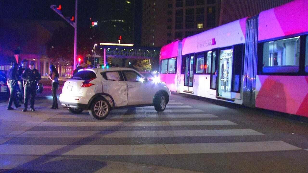 Woman Injured In Crash Involving Street Car