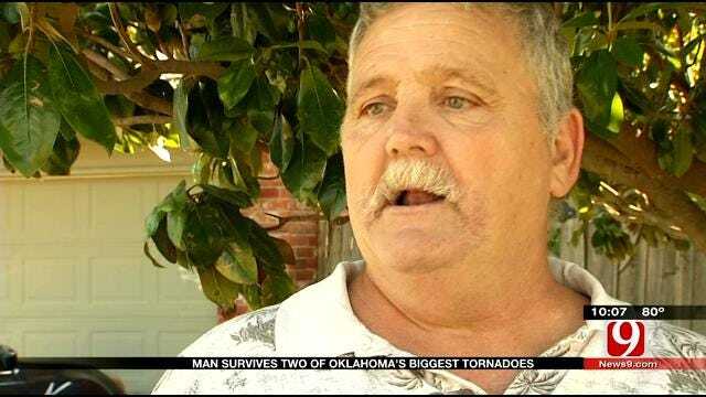 Man Survives Two Of Oklahoma's Biggest Tornadoes