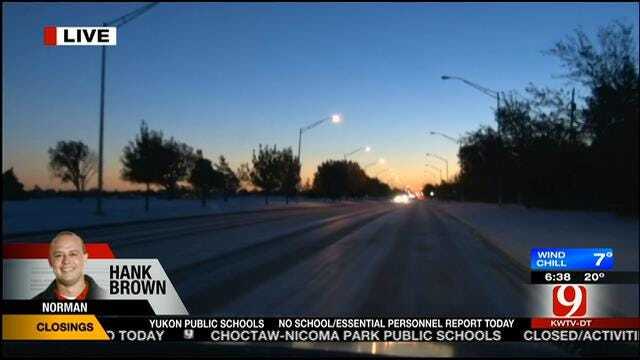 Storm Trackers Update On Road Conditions Across Oklahoma