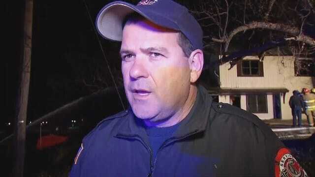 WEB EXTRA: Claremore Fire Battalion Chief Marty Osborne Talks About House Fire