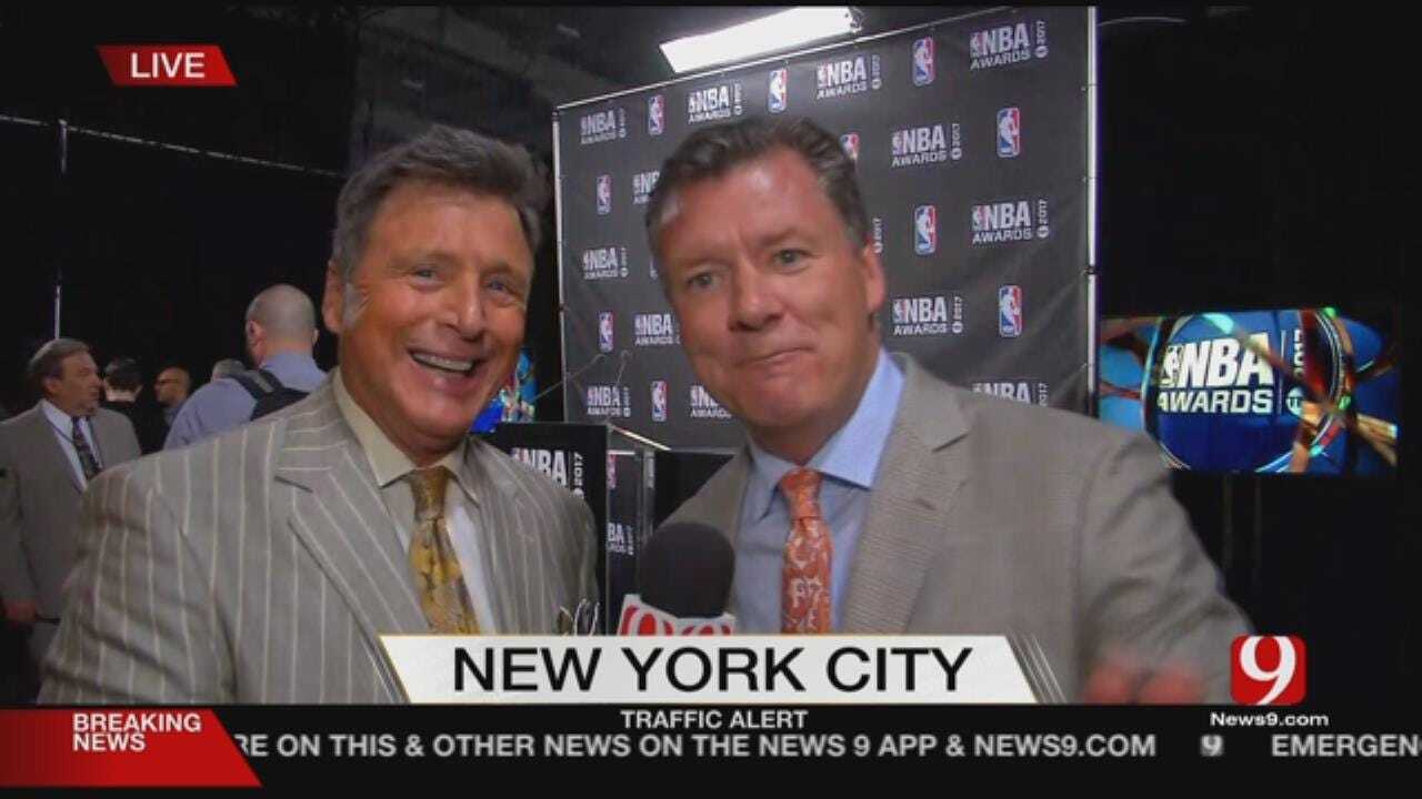 News 9 Is In NYC For NBA Awards