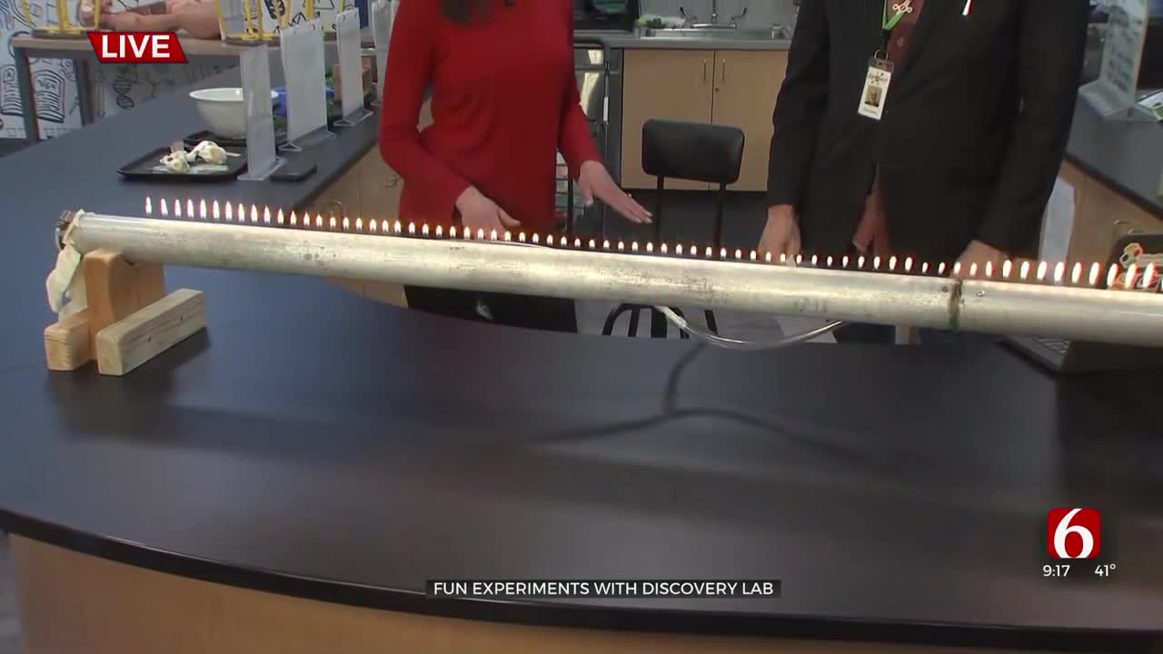 Watch: Science Experiments With The Discovery Lab 