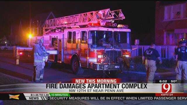 Officials Investigate Apartment Fire In NW OKC
