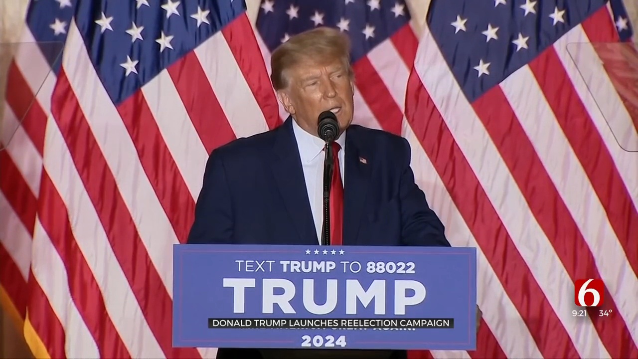 Trump Announces He's Running For President Again In 2024