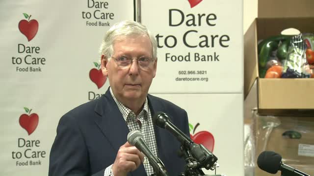 Watch: Senator McConnell Talks About Possible Federal Coronavirus Package