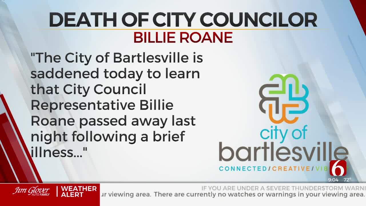 City Of Bartlesville Announces Death Of Councilor