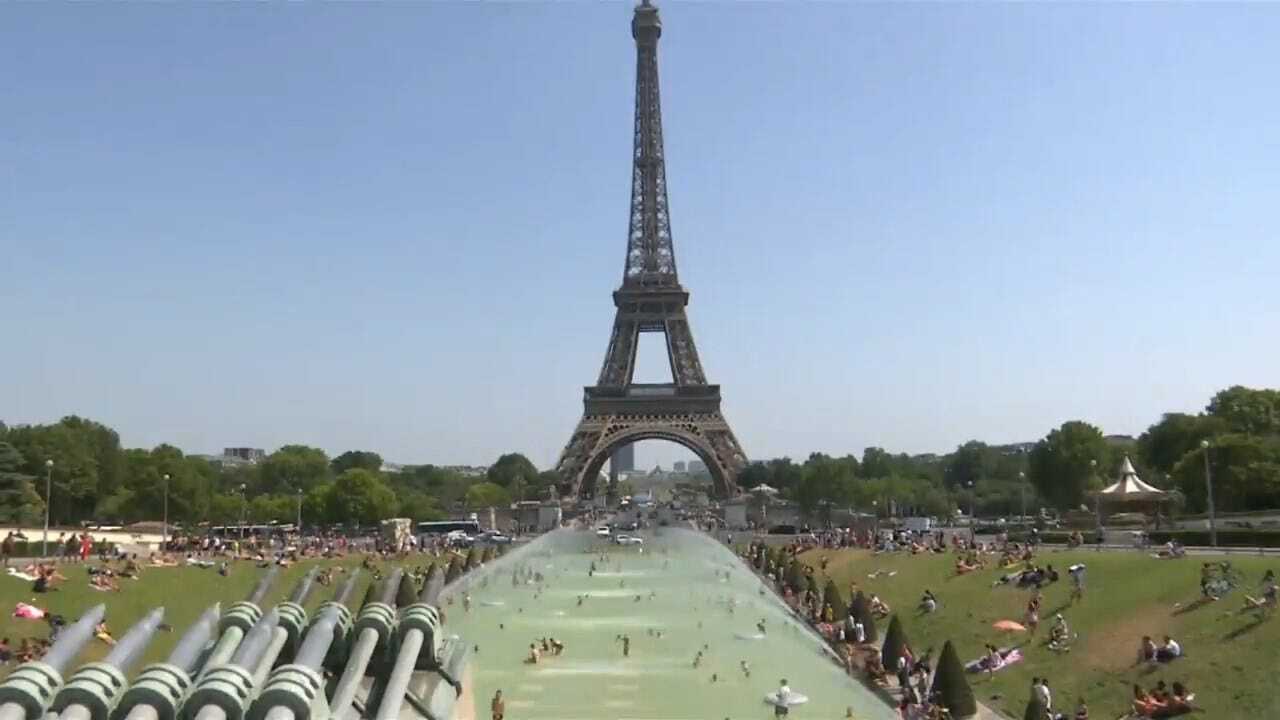 Paris Hits New Heat Record, London Boils In Europe Heat Wave