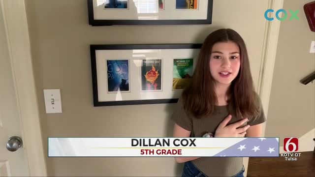 Daily Pledge: 5th Grader Dillan Cox