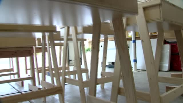 Arizona Man Builds Desks For Students