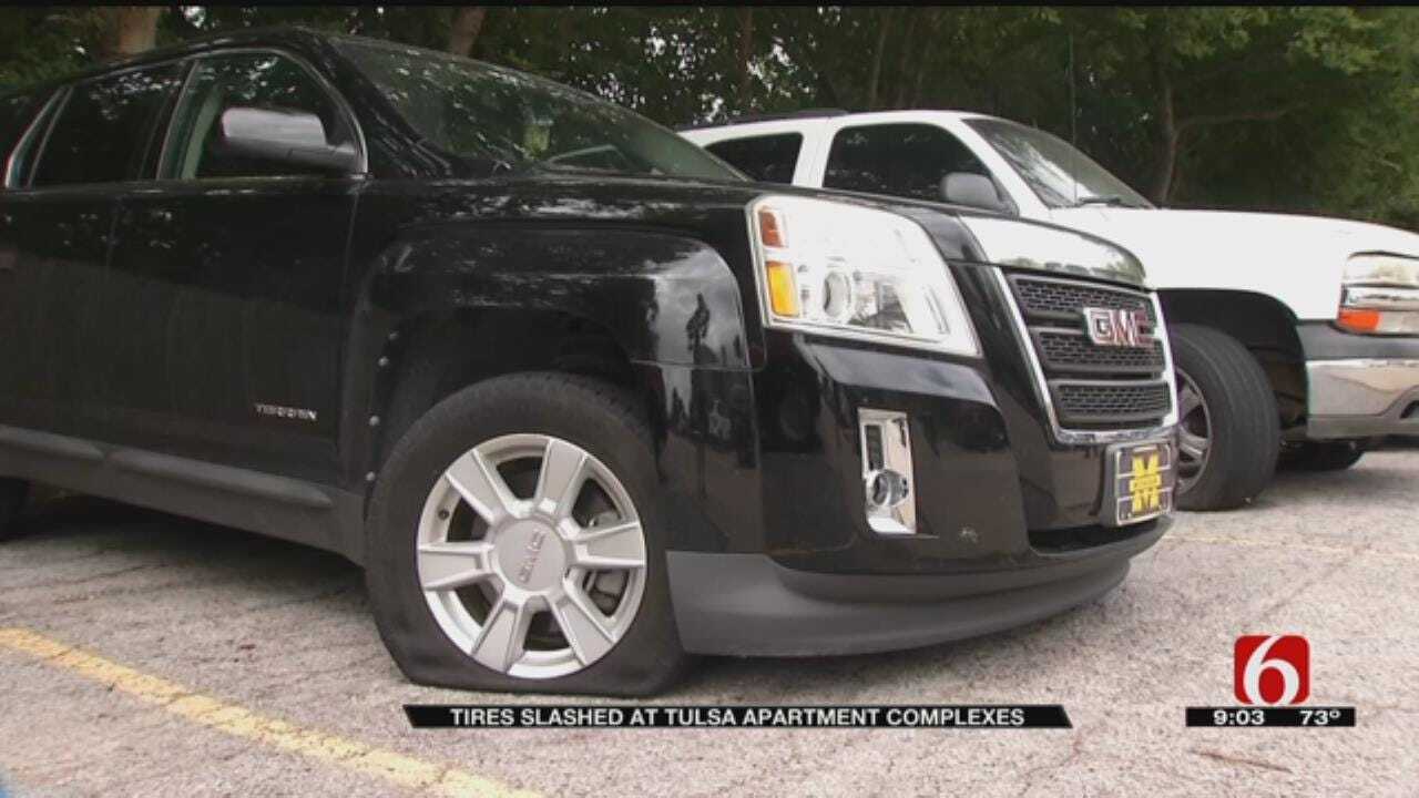 Vandals Slash Over a Dozen Tires At Tulsa Apartment Complexes