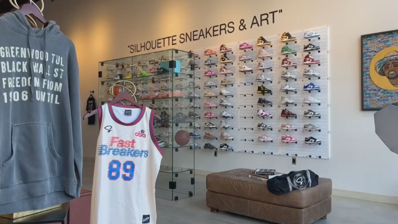 Sneaker Shop In Historic Greenwood District Celebrates Legacy Of The 'Tulsa Fast Breakers'