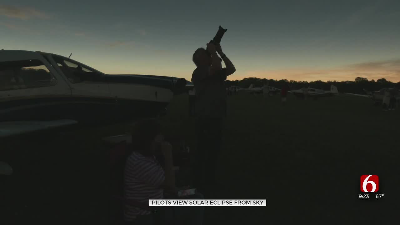 Tulsa Pilot Flies To Watch Solar Eclipse