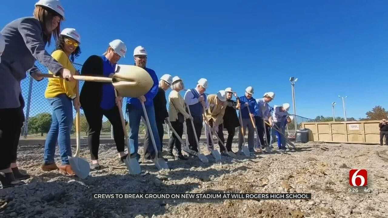 Crews To Break Ground On New Stadium At Will Rogers High School