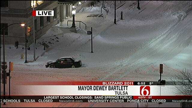 Tulsa Mayor Dewey Bartlett Answer Questions From Six In The Morning