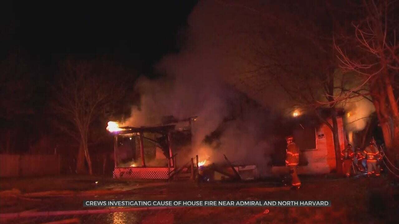 Tulsa Firefighters Investigate Early Morning House Fire