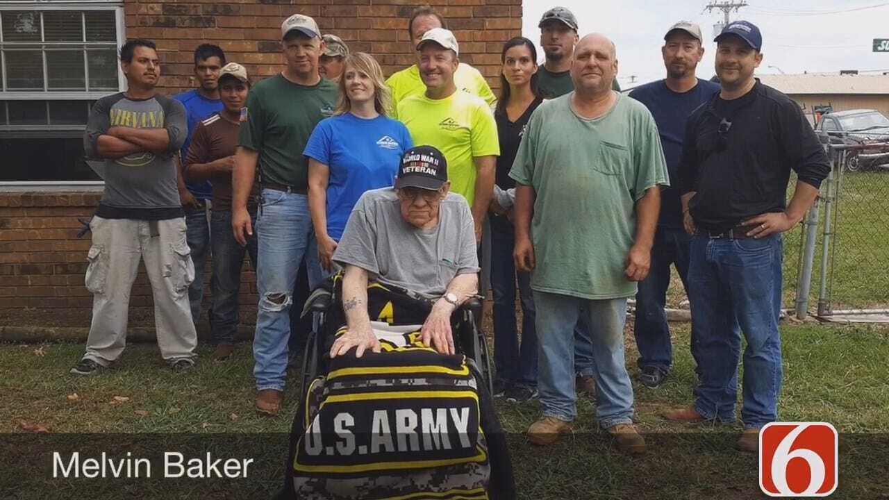 Volunteers Build New Roof For Disabled Wagoner Veteran