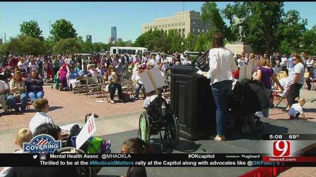 Nursing Home Residents, Health Workers Rally For Medicaid