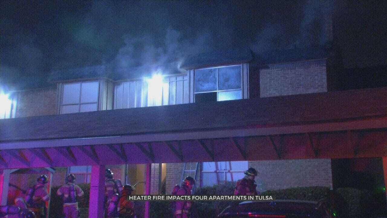 4 Families Displaced After Tulsa Apartment Fire