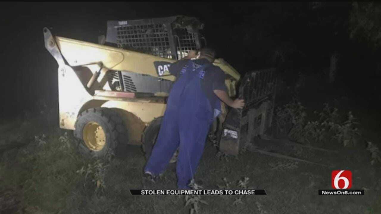 Haskell County Deputies Chase Thieves Hauling Stolen Equipment