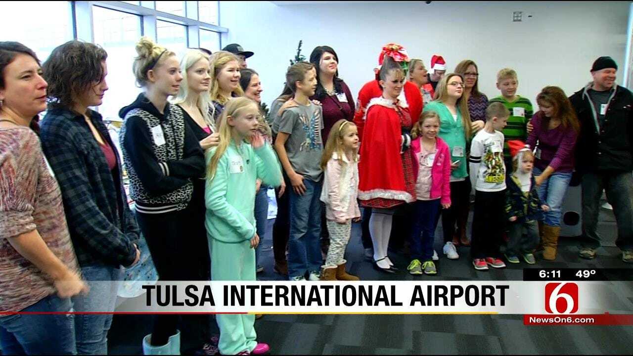 Tulsa Area Military Families Take Trip On American Airlines' Snowball Express