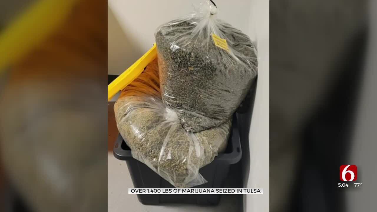 OBN Seizes Over 1,400 Pounds Of Marijuana From Tulsa Business