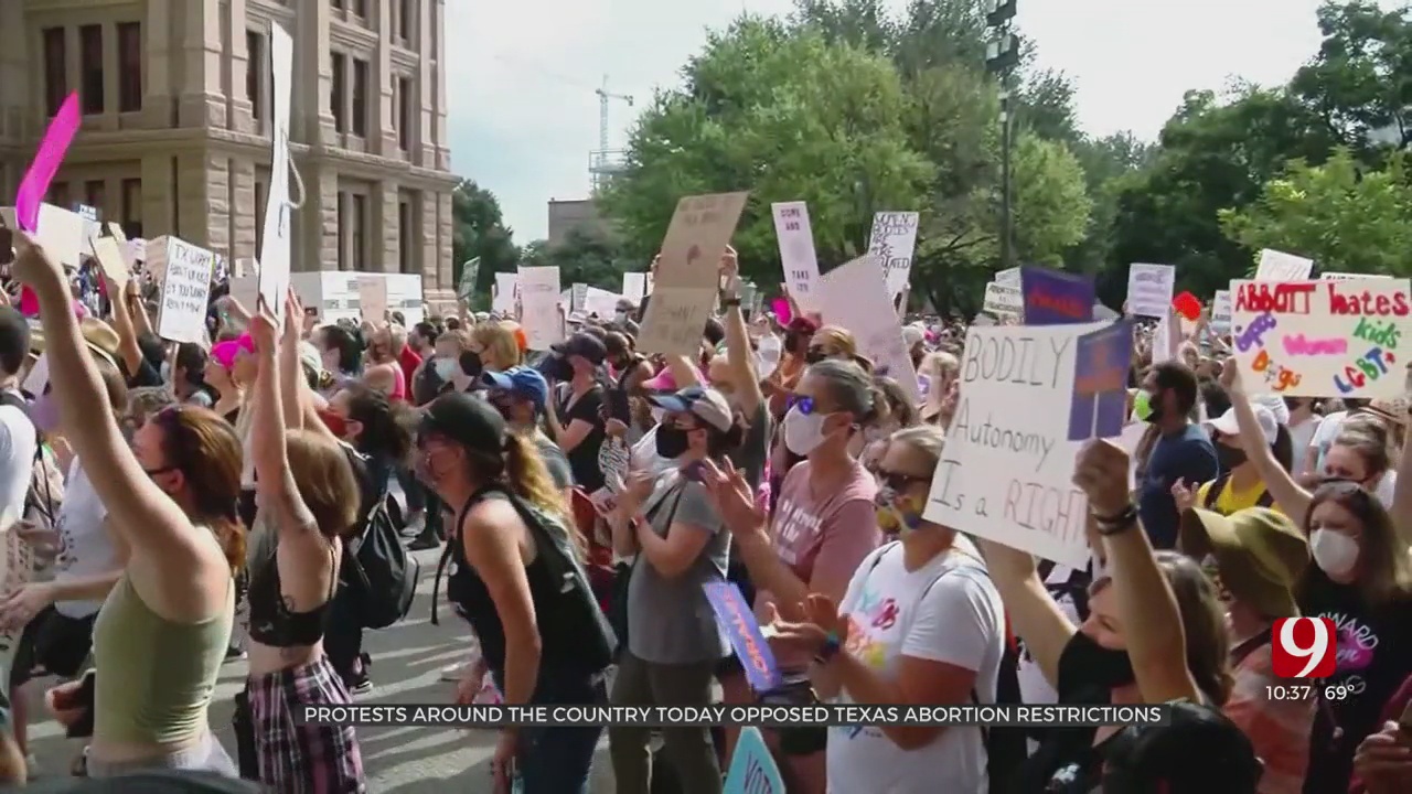 Protests Around The Country Opposing Texas Abortion Restrictions