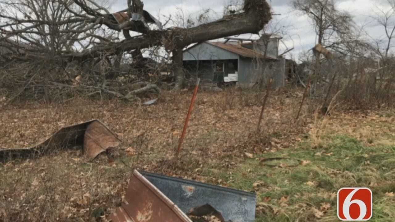 Community of Tailhoit Working To Clean Up After Storms