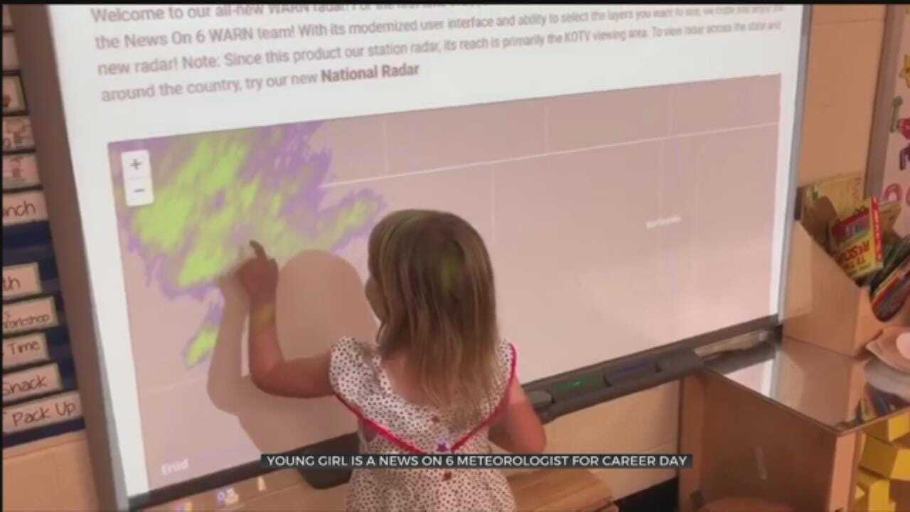 Young Meteorologist Predicts The Weather