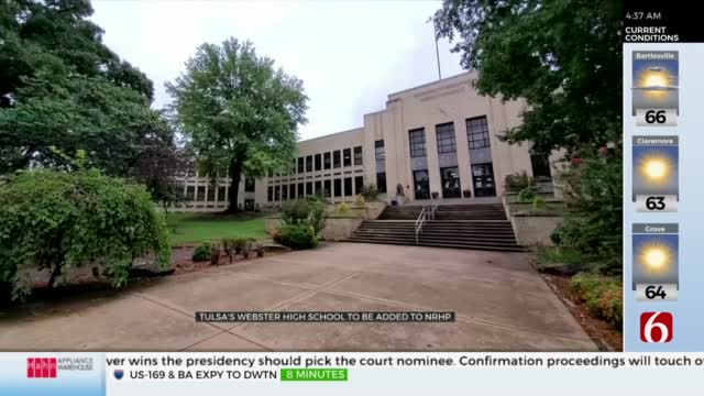 Tulsa High School Could Be Added To National Registry Of Historic Places