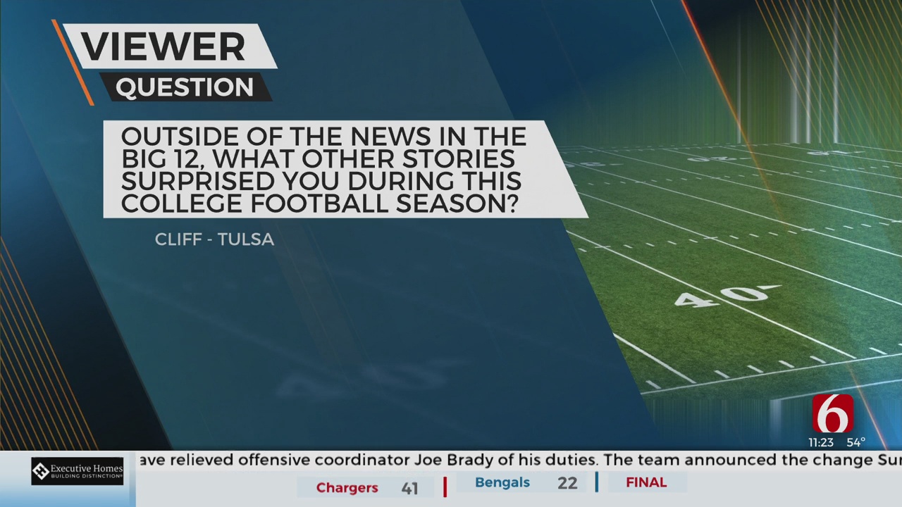 Viewer Question: What Stories Surprised You During This College Football Season?